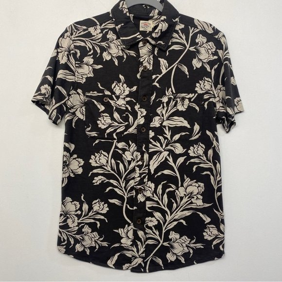 NWT Faherty Knit Seasons SS Shirt Hawaiian Button Down - Picture 5 of 7